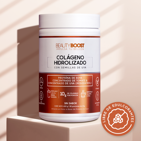 Beauty Boost | Colágeno Hidrolizado Con Resveratrol - SIN SABOR - SIN EDULCORANTES