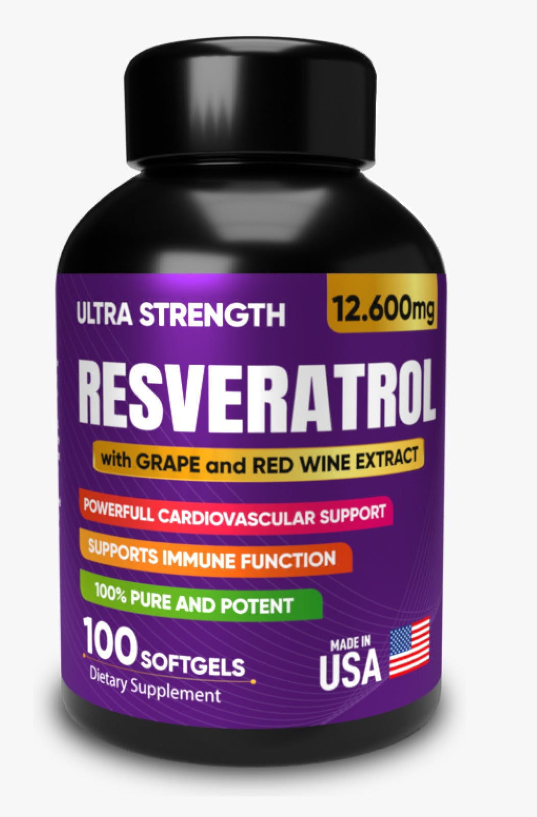 Resveratrol x 100 softgels