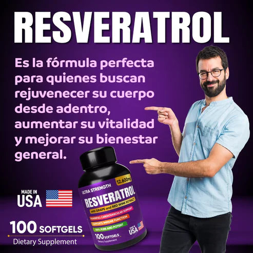 Resveratrol x 100 softgels