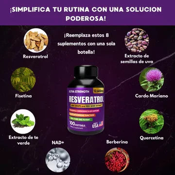 Resveratrol x 100 softgels