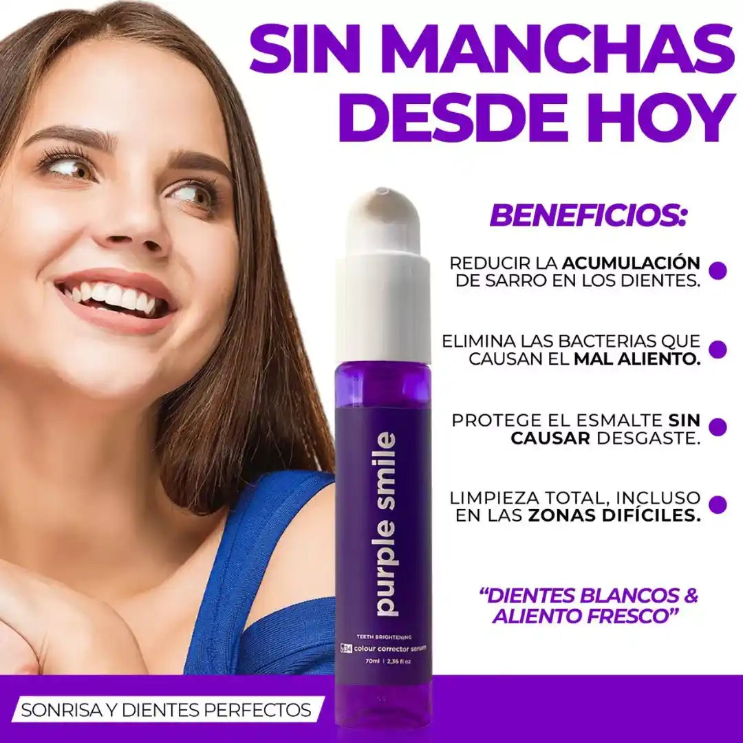 Purple Smile – Sonrisa Más Blanca al Instante