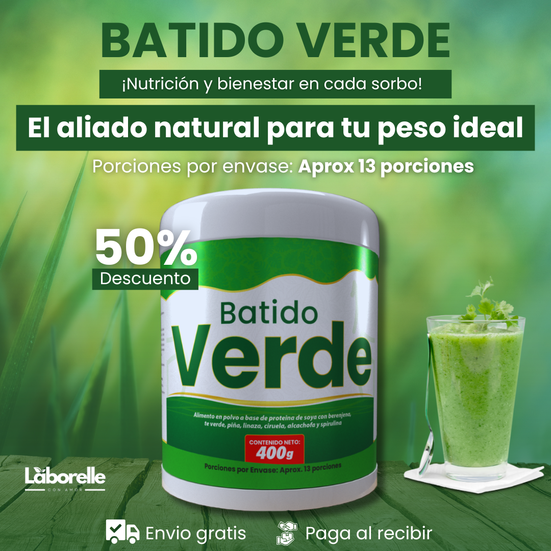 Batido Verde 400g – Nutrición y Energía en Cada Porción